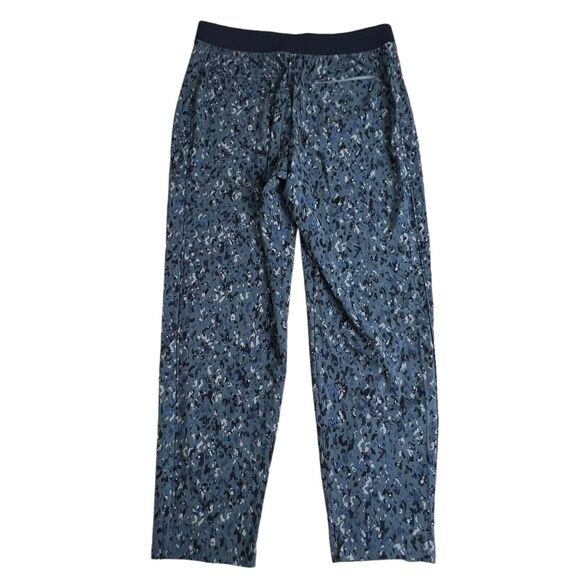Athleta Womens Blue Fleck High Rise Pull On Brooklyn Ankle Pants 8 - Picture 3 of 9